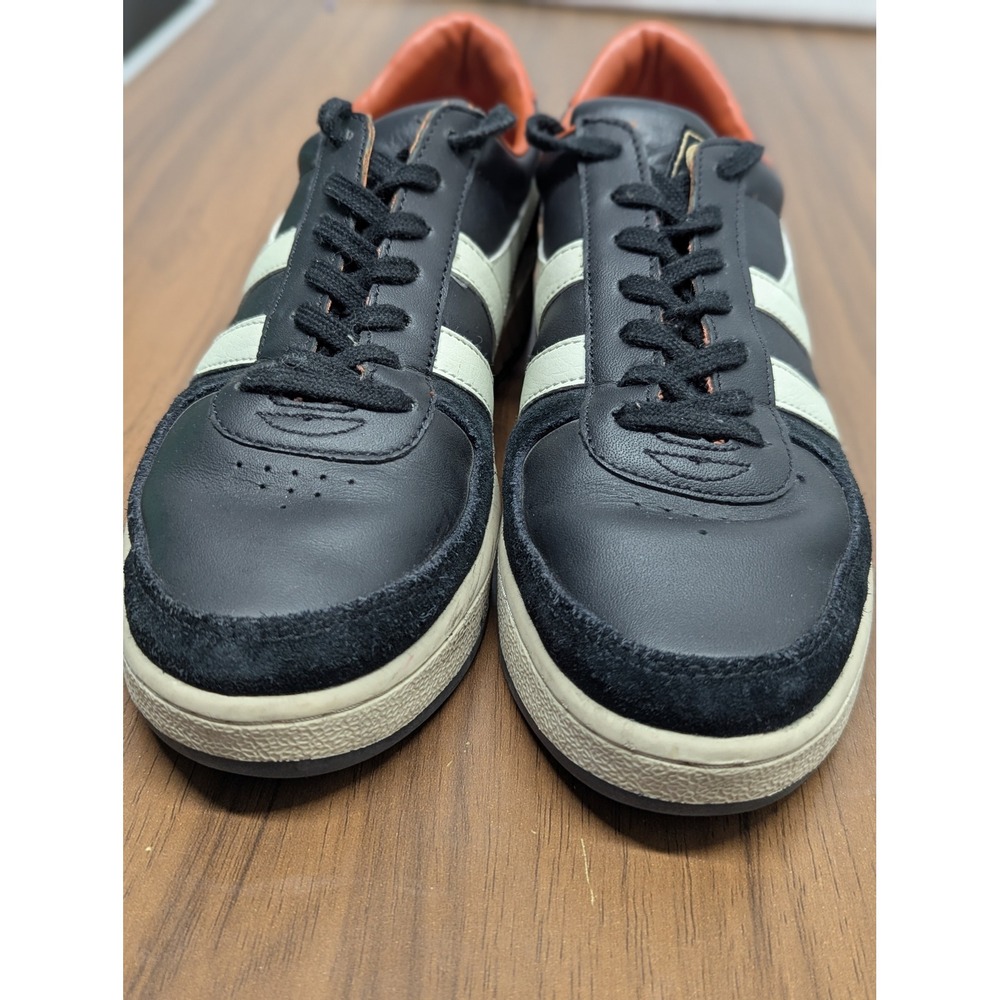 Gola Grandslam Classic Mens Black Leather Suede Sneakers CMB117 Size 8